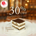 Bee Cheng Hiang Grillery - Get 30% OFF Tiramisu - Singapore Promo