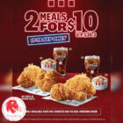 KFC - 2pc Chicken Meals Double for $10 - Singapore Promo