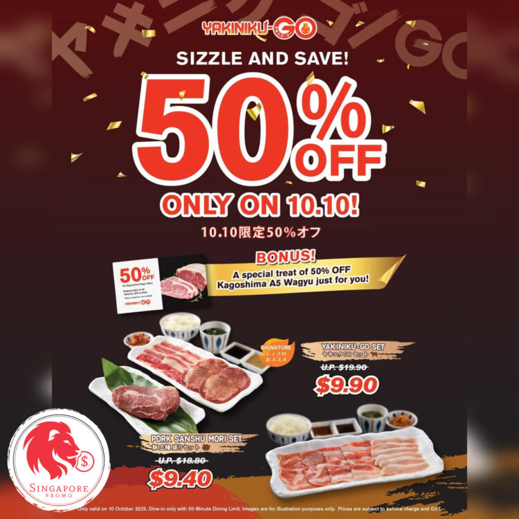Yakiniku-GO - 50% OFF 10.10 Sale - Singapore Promo