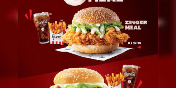 KFC - $6.50 Zinger Meal or O.R. Burger Meal - Singapore Promo