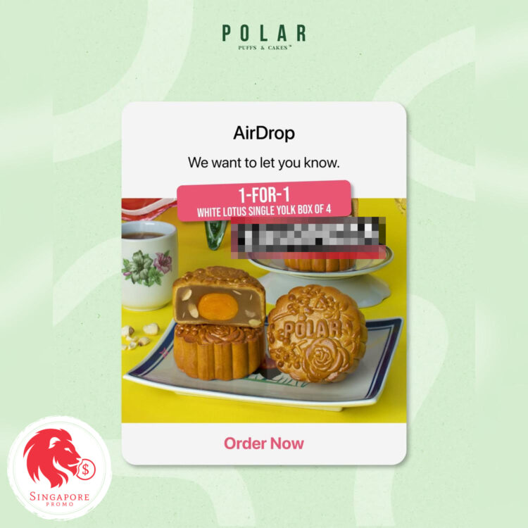 Polar Puffs & Cakes - 1-FOR-1 Mooncakes - Singapore Promo