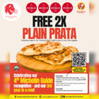 Springleaf Prata Place - 2 FREE Plain Prata - Singapore Promo