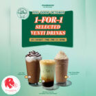 Starbucks - 1-FOR-1 Drinks - Singapore Promo