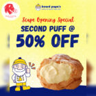 Beard Papa's - 50% OFF 2nd Puff - Singapore Promo