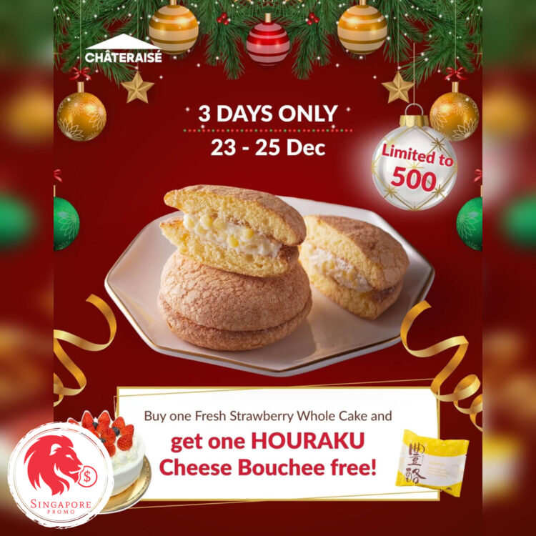 Chateraise - FREE Cheese Bouchee - Singapore Promo