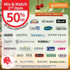 Guardian - 50% OFF 2nd Item - Singapore Promo