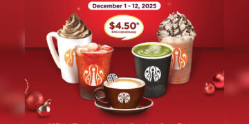 JCO Donuts & Coffee - $4.50 Beverage - Singapore Promo