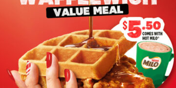 KFC - $5.50 Wafflewich Value Meal - Singapore Promo