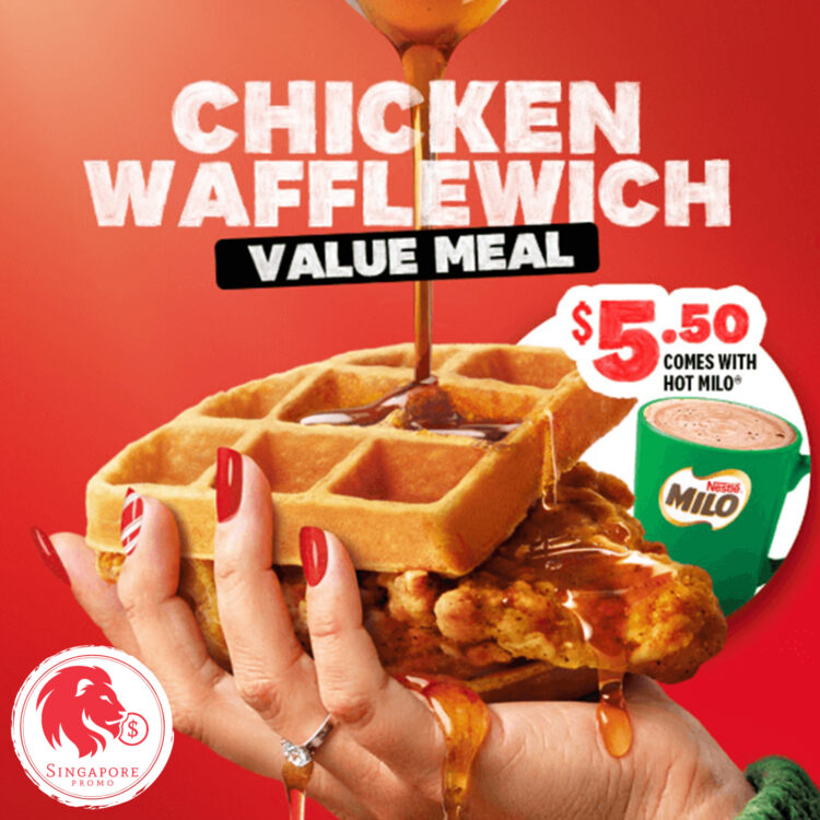 KFC - $5.50 Wafflewich Value Meal - Singapore Promo