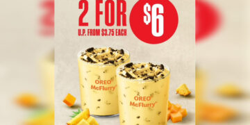 McDonald's - 2 Mango x Pineapple OREO McFlurry for $6 - Singapore Promo