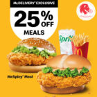 McDonald's - 25% OFF McDelivery Special - Singapore Promo