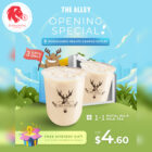 The Alley - 1 FOR 1 Royal No.9 Milk Tea - Singapore Promo
