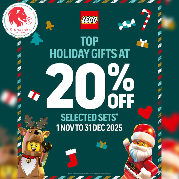 Toys R Us - 20% OFF Selected LEGO Sets - Singapore Promo