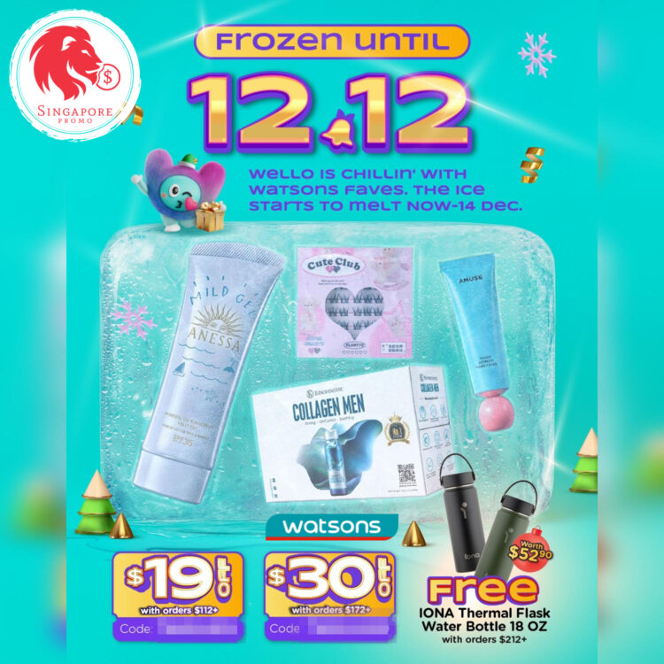 Watsons - Up to 75% OFF Sale-Bration - Singapore Promo