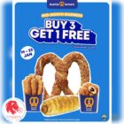 Auntie Anne's - Buy 3 Get 1 FREE Mid Month Madness- Singapore Promo
