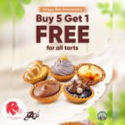Kazo Singapore - Buy 5 FREE 1 tart FOR all walk-in purchases! - Singapore Promo