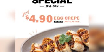 Shihlin Taiwan Street Snacks - $4.90 Egg Crepe- Singapore Promo