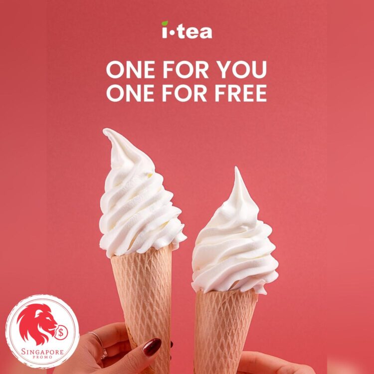 iTEA - Buy 1 Ice Cream Get 1 at $1 - Singapore Promo