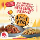 Pastamania - 1-FOR-1 Pasta- Singapore Promo
