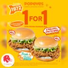 Popeyes - 1-FOR-1 D'lite Chicken Sandwich- Singapore Promo
