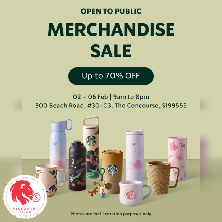 Starbucks - Up to 70% OFF Merchandise- Singapore Promo
