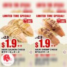 Sushiro - Enjoy Aburi Salmon Cheese FOR just $1.90++! - Singapore Promo