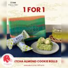 TSUJIRI - 1-FOR-1 Matcha Almond Cookie Rolls- Singapore Promo