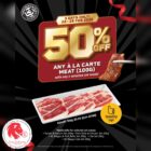 Yakiniku Like - 50% OFF Any A La Carte Meat (100g) - Singapore Promo