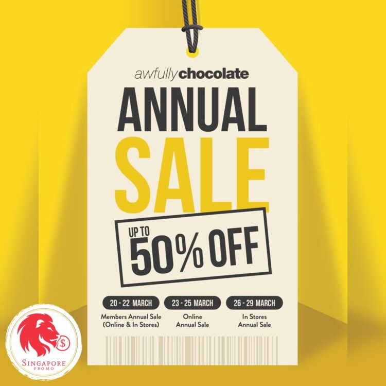 Awfully Chocolate - Up to 50% OFF Annual Sale - Singapore Promo