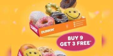 Dunkin' Donuts - Buy 9 Get 3 Free Donuts - Singapore Promo