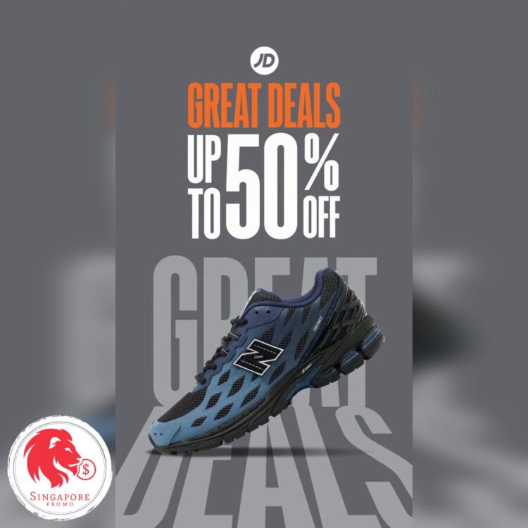JD Sports - Up to 50% OFF Great Deals - Singapore Promo