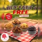 Kopi & Tarts - Buy 1 Get 1 FREE Muffins - Singapore Promo
