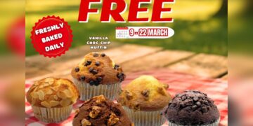 Kopi & Tarts - Buy 1 Get 1 FREE Muffins - Singapore Promo