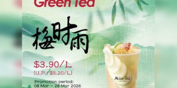 Miss Tea - $3.90 Plum Lime Green Tea - Singapore Promo