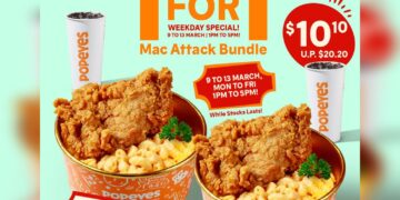 Popeyes - 1-FOR-1 Mac Attack Bundle - Singapore Promo