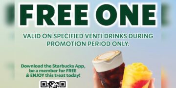 Starbucks - Buy 1 Get 1 Selected Venti Drinks - Singapore Promo