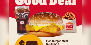 Burger King - $5 Fish Burger Meal - Singapore Promo