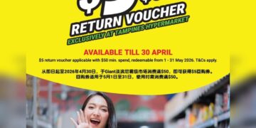 Giant - $5 OFF Return Voucher - Singapore Promo