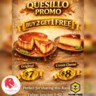 Honeybee - Buy 2 Get 1 Free Quesillo - Singapore Promo