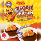 Monster Planet - 1 FOR 1 Chicken Katsu Curry - Singapore Promo