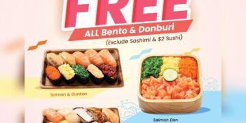 Sushi Express - Buy 2 Get 1 FREE Bento & Donburi - Singapore Promo