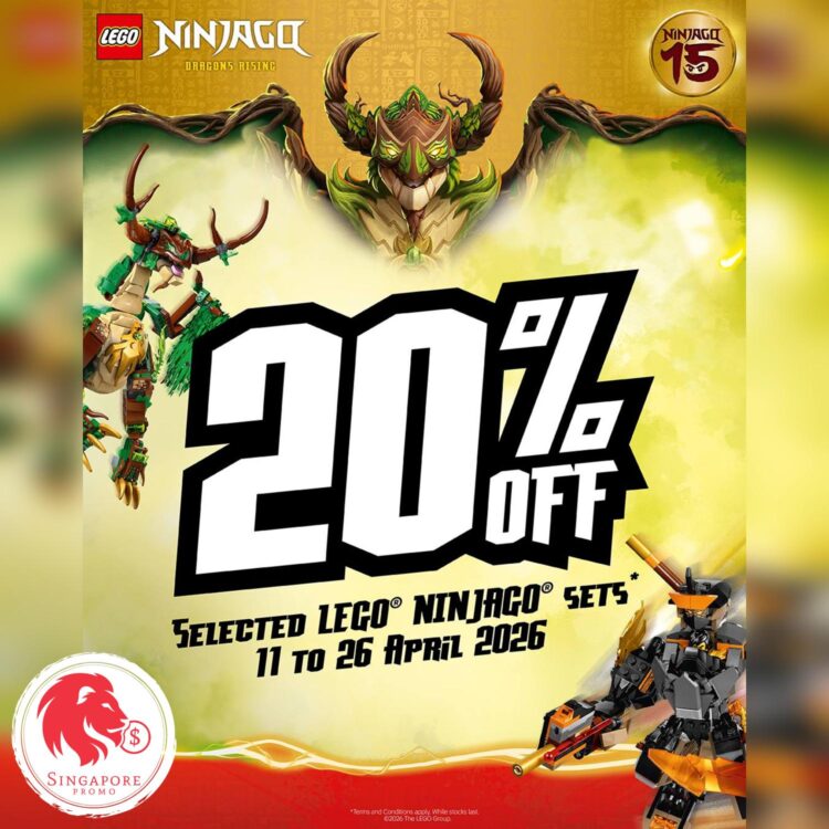 Toys R Us - 20% OFF Selected LEGO NINJAGO Sets - Singapore Promo