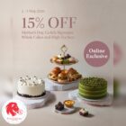 Cedele - 15% OFF Mother's Day Specials - Singapore Promo