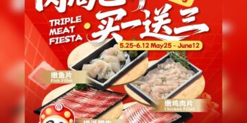 Haidilao - Buy 1 Get 3 FREE Triple Meat Fiesta - Singapore Promo
