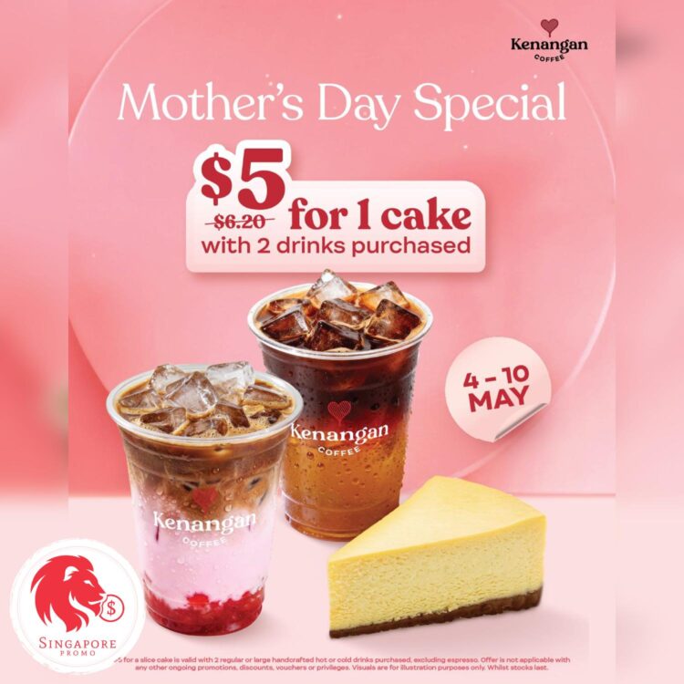 Kenangan Coffee - $5 Slice Cake - Singapore Promo