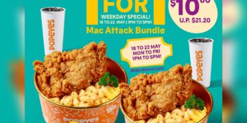 Popeyes - 1-FOR-1 Mac Attack Bundle - Singapore Promo
