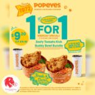 Popeyes - 1-FOR-1 Zesty Tomato Kick Buddy Bowl - Singapore Promo