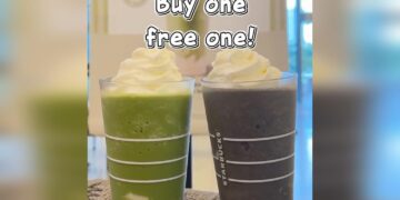 Starbucks - Buy 1 Get 1 FREE Selected Beverages - Singapore Promo