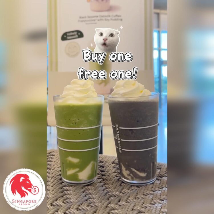 Starbucks - Buy 1 Get 1 FREE Selected Beverages - Singapore Promo