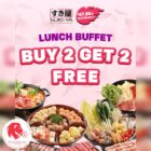 Suki-Ya - Buy 2 Get 2 FREE Lunch Buffet - Singapore Promo